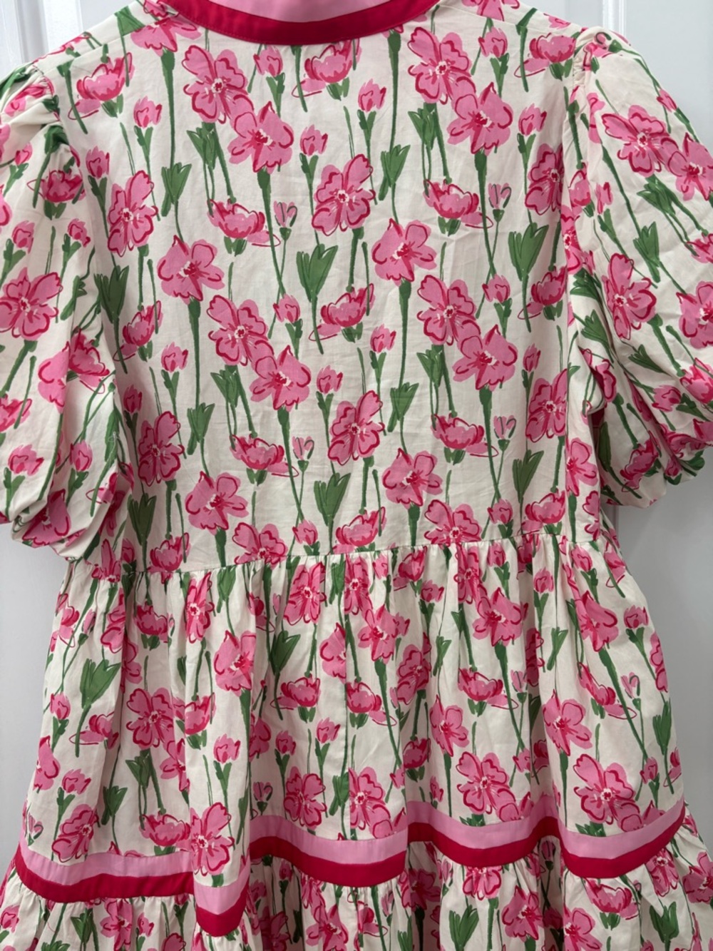 Entro boutique floral print mini babydoll dress - Picture 5 of 6